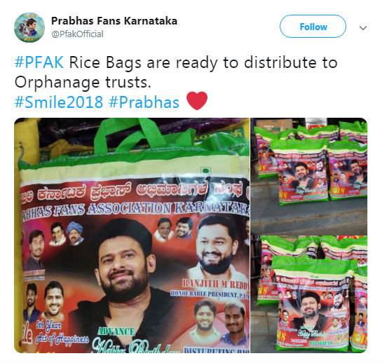 Saaho actor Prabhas got overwhelmed by his fan's gesture Prabhas,Prabhas birthday,prabhas baahubali 2,Actor Prabhas,Saaho actor Prabhas,Saaho,Saaho first look,Saaho poster