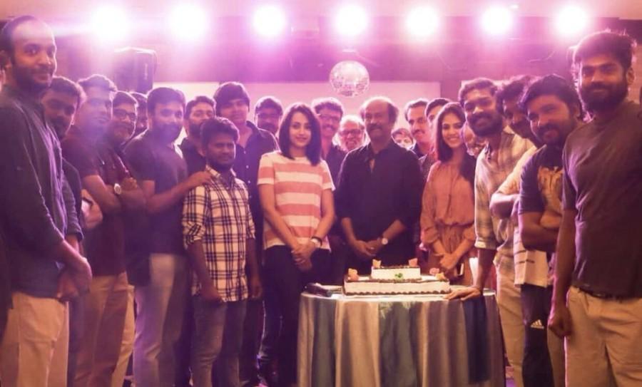 Petta wrap up party pics Rajinikanth,Trisha,Rajinikanth and Trisha,Petta wrap up party,Petta wrap up,Petta wrap up pics,Petta wrap up images,Petta wrap up stills,Petta wrap up pictures,Petta wrap up photos