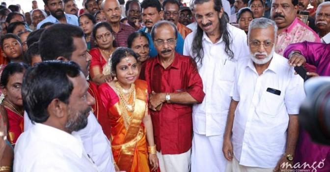 Singer Vaikom Vijayalakshmi ties the knot with mimics artist Anoop