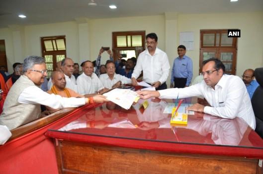 CM Raman Singh files nomination from Rajnandgaon constituency