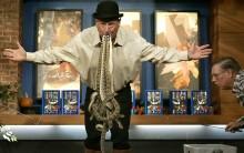 25. Most rattlesnakes held in mouth by their tails