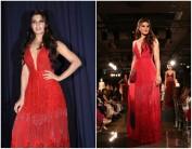 Jacqueline Fernandez walks the ramp for Monica and Karishma