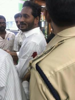 YSR Congress chief Jagan Mohan Reddy stabbed at Visakhapatnam airport