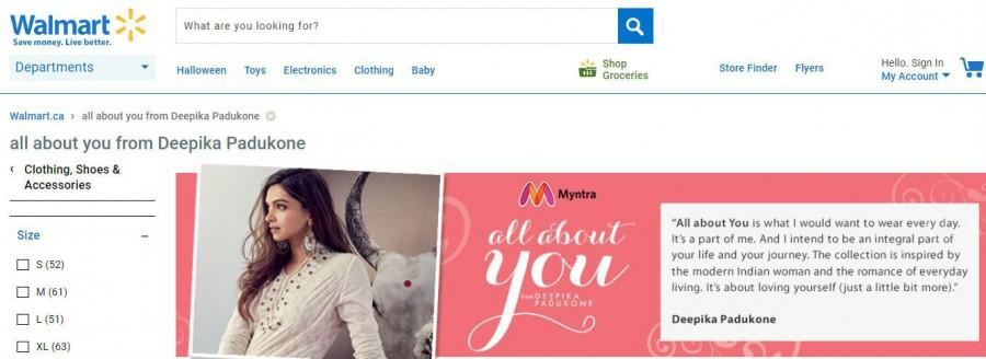 Deepika Padukone to promote Women's Indian wear in Canada Walmart Canada,Deepika Padukone,Deepika Padukone Women's fashion,Women's fashion,ELLE and Femina magazines,Padmaavat,Padmaavat actress