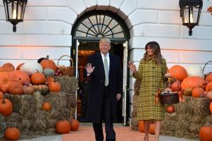 Halloween 2018,Halloween,Halloween celebration,Donald Trump and First Lady Melani,Donald Trump,Lady Melania Trump,Lady Melania