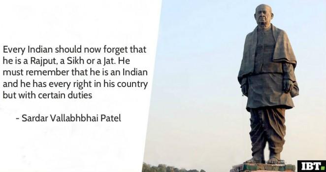 Sardar Vallabhbhai Patel Jayanti 2018: Inspirational quotes by the Iron Man of India