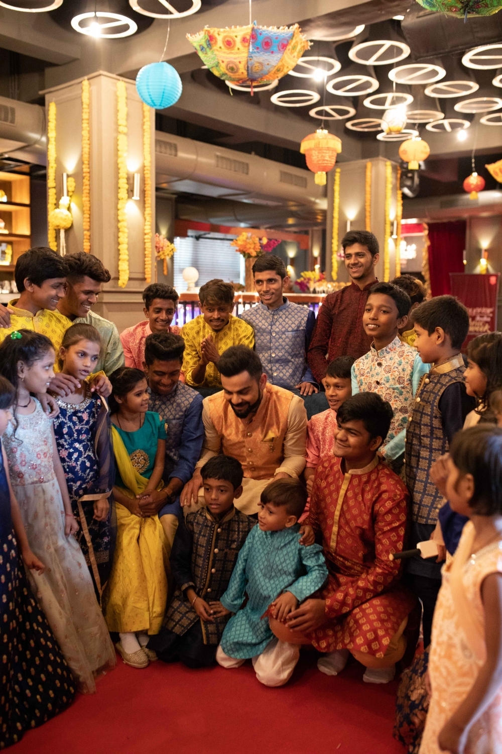 Virat Kohli celebrates diwali with Dharavi kids Virat Kohli,Virat Kohli celebrates diwali,diwali,diwali celebration,diwali celebration pics,diwali celebration images,virat kohli anushka sharma,Dharavi Reloaded