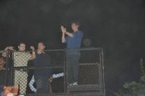 Shah Rukh Khan greets fans outside Mannat on his 53rd birthday