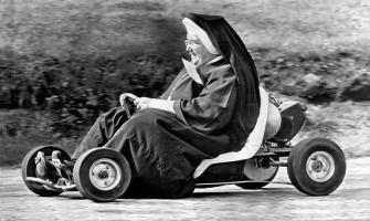 Traveling,Olden Days,Means Of Transport,Weird Vehicles,Weird Transport,weird world,Crazy Automobiles,Nuns on Go Karts
