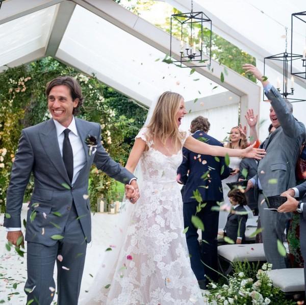 Paltrow shares first picture from wedding with