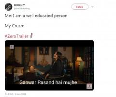 Zero funny memes,Zero memes,Shah Rukh Khan,Shah Rukh Khan memes,Anushka Sharma,Anushka Sharma memes,Katrina Kaif memes,Anushka Sharma funny memes,Zero trailer,zero trailer memes