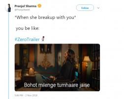 Zero funny memes,Zero memes,Shah Rukh Khan,Shah Rukh Khan memes,Anushka Sharma,Anushka Sharma memes,Katrina Kaif memes,Anushka Sharma funny memes,Zero trailer,zero trailer memes