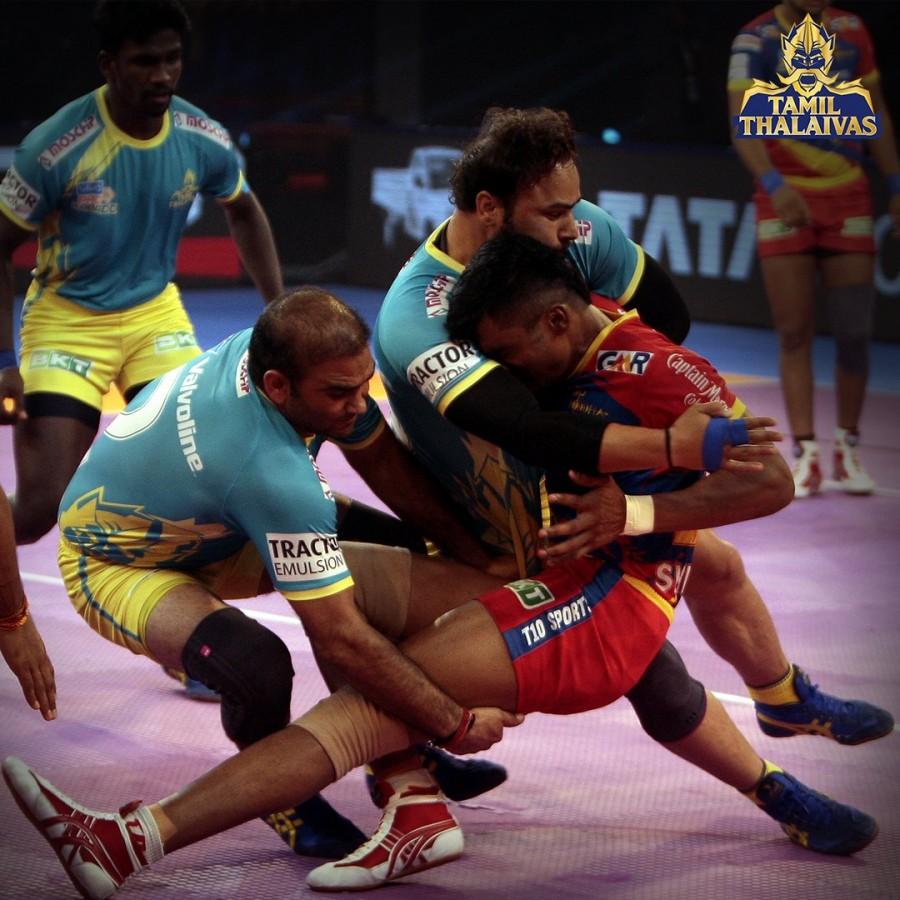 Pro Kabaddi League 2018: Tamil Thalaivas beat UP Yoddha by 46-24 Pro Kabaddi League,Pro Kabaddi League 2018,Tamil Thalaivas beat UP Yoddha,Tamil Thalaivas,UP Yoddha