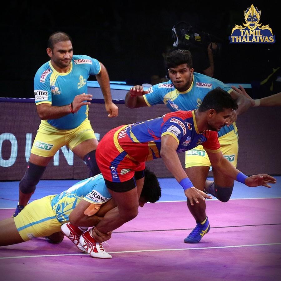 Pro Kabaddi League 2018: Tamil Thalaivas beat UP Yoddha by 46-24 Pro Kabaddi League,Pro Kabaddi League 2018,Tamil Thalaivas beat UP Yoddha,Tamil Thalaivas,UP Yoddha