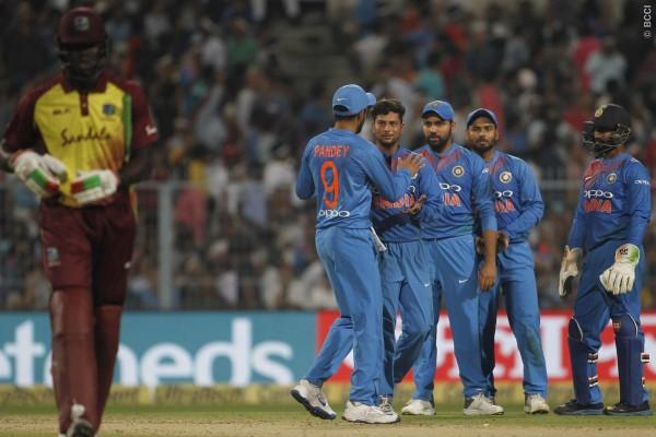 Ind Vs Wi 1st T20i Karthik Kuldeep Guide India To Five Wicket Win Over West Indies Photos 0512