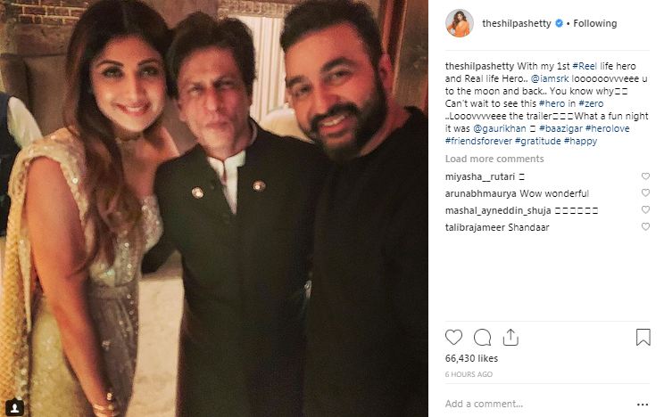 Shilpa Shetty with husband Raj Kundra and King Khan Shah Rukh Khan,Shah Rukh Khan and wife Gauri Khan,Alia Bhatt,Katrina Kaif,Kareena Kapoor,Jacqueline Fernandez,Vidya Balan,Shah Rukh Khan Diwali party,Shah Rukh Khan Diwali party pics,Shah Rukh Khan Diwali party images,Shah Rukh Khan Diwali party stills,Sh