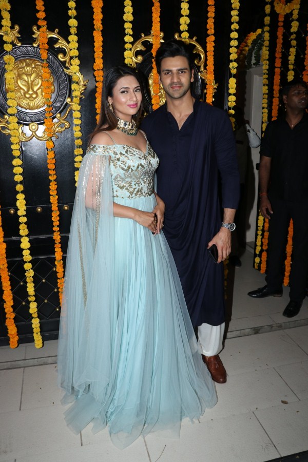 Divyanka Tripathi Dahiya and husband Vivek Dahiya Shilpa Shetty,Shraddha Kapoor,Mouni Roy,Kriti Sanon,Ekta Kapoor's Diwali bash,Ekta Kapoor Diwali bash,celebs at Ekta Kapoor Diwali bash,Ekta Kapoor Diwali bash pics,Ekta Kapoor Diwali bash images,Ekta Kapoor Diwali bash stills,Ekta Kapoor Diwali bash