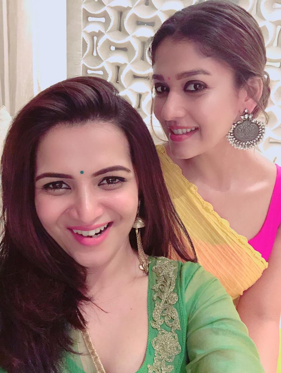 Dhivyadharshini with Nayanthara Nayanthara,Vignesh Shivan,Sivakarthikeyan,Atlee,Anirudh,Nayanthara and Vignesh Shivan,Nayanthara and Vignesh Shivan diwali,Nayanthara and Vignesh Shivan celebrates diwali