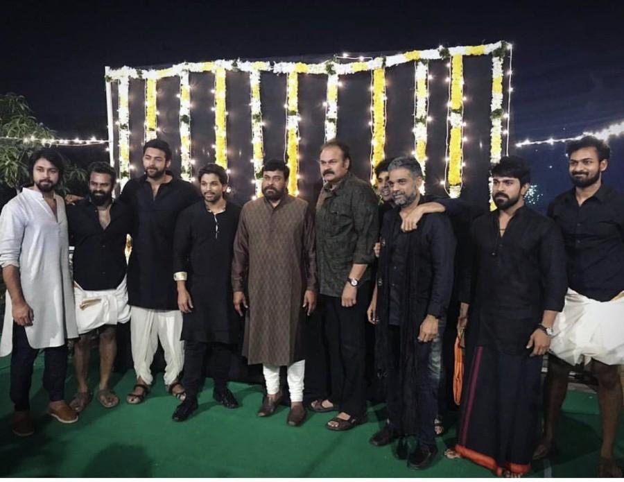 Diwali Celebrations at Mega Star Chiranjeevi house Chiranjeevi,Ram Charan,Upasana Kamineni,Diwali,Diwali celebration,celebs Diwali celebration,Diwali celebration pics,Diwali celebration images,Diwali celebration stills,Diwali celebration pictures,Diwali celebration photos