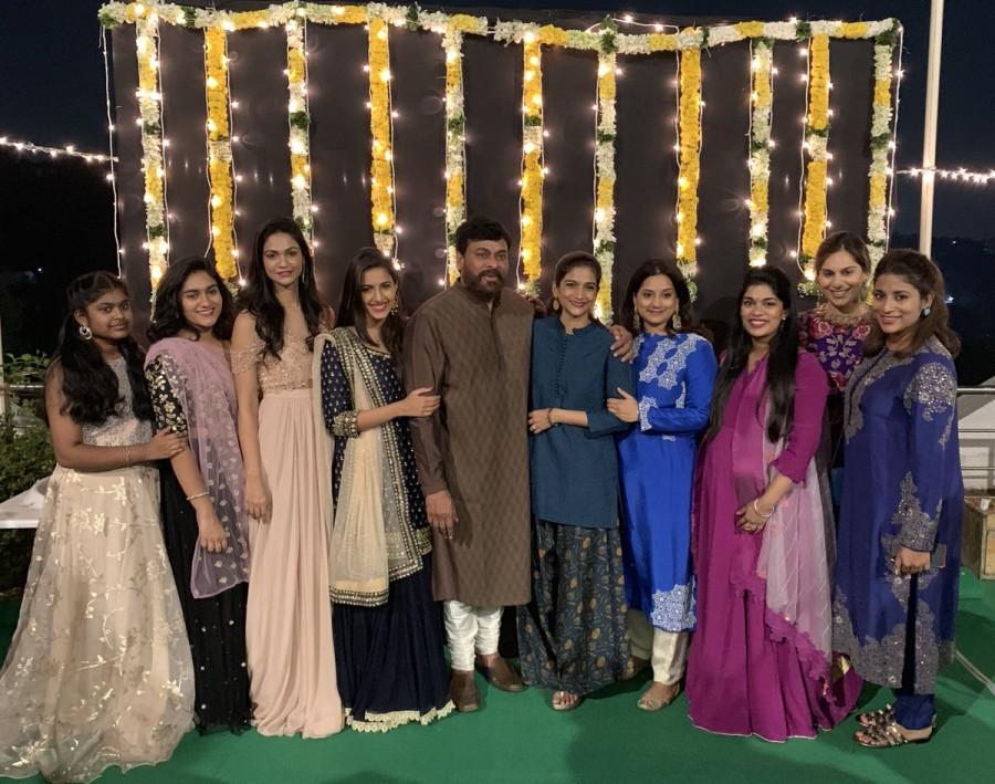 Diwali Celebrations at Mega Star Chiranjeevi house Chiranjeevi,Ram Charan,Upasana Kamineni,Diwali,Diwali celebration,celebs Diwali celebration,Diwali celebration pics,Diwali celebration images,Diwali celebration stills,Diwali celebration pictures,Diwali celebration photos