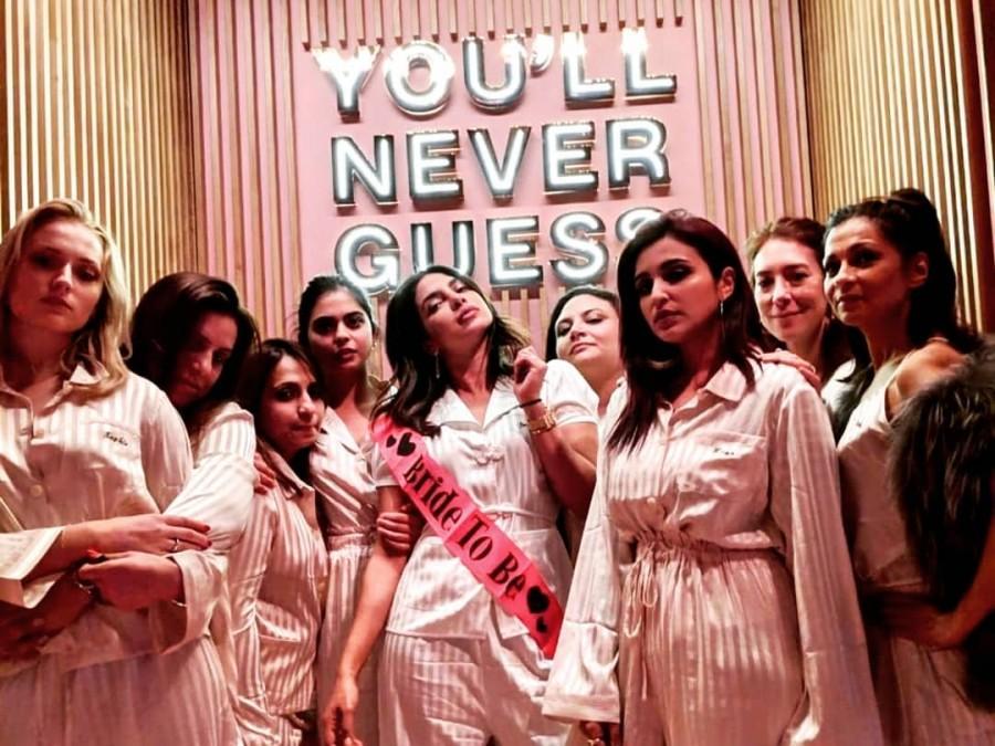 Priyanka Chopra rocked pajama party with Parineeti Chopra, Sophie Turner in Amsterdam Priyanka Chopra,Priyanka Chopra pre- wedding celebrations,Priyanka Chopra pre- wedding,Priyanka chopra wedding,Priyanka Chopra marriage,Parineeti Chopra,Sophie Turner