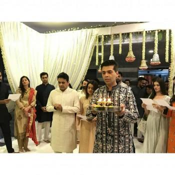 Karan Johar celebrates Diwali festival
