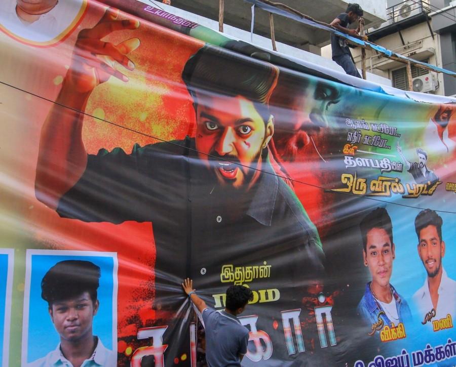 Sarkar controversy: Faced with threat, Vijay's movie undergoes voluntary cuts, muting of dialogue Sarkar controversy,Indu Sarkar controversy,Sarkar movie controversy,Vijay,Vijay controversy,Vijay sarkar controversy,AIAMDK,AIAMDK Sarkar