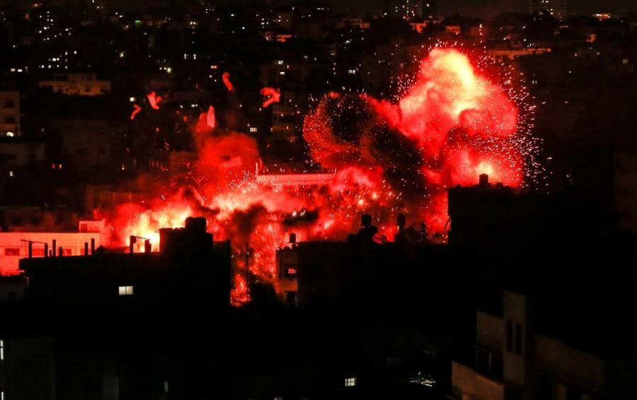 Israel-palestine conflict,israel palestine,israel,Israel PM Benjamin Netanyahu,Israeli Airstrikes,palestinian mortars,Mortar Bomb,Gaza Strip