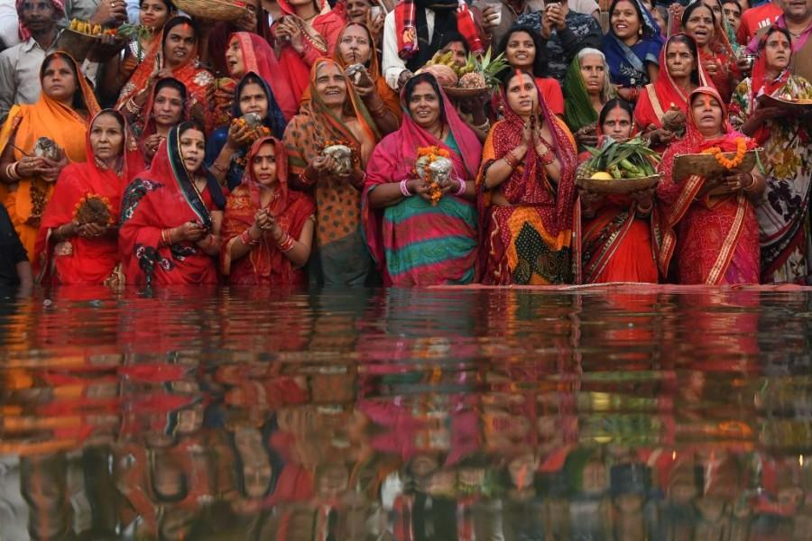 The Chhath Festival 2018 Chhath Puja 2018,Chhath puja,Surya Pooja,Indian Festival,Patna,India,Nepal