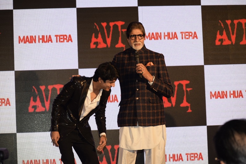 Amitabh Bachchan At 'Main Hua Tera' Song Launch Avi,Avitesh Shrivastava,Main Hua Tera Song Launch,Amitabh Bachchan,amitabh bachchan twitter,Senior Bachchan,Aadesh Shrivastava,Music Launch