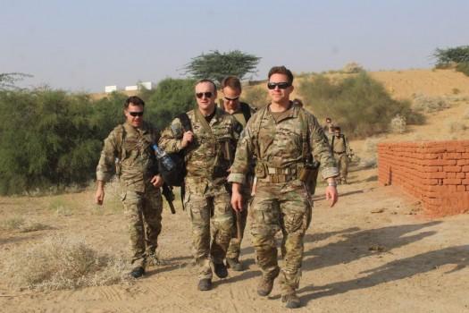 US and India Joint Military Exercise In Jaipur