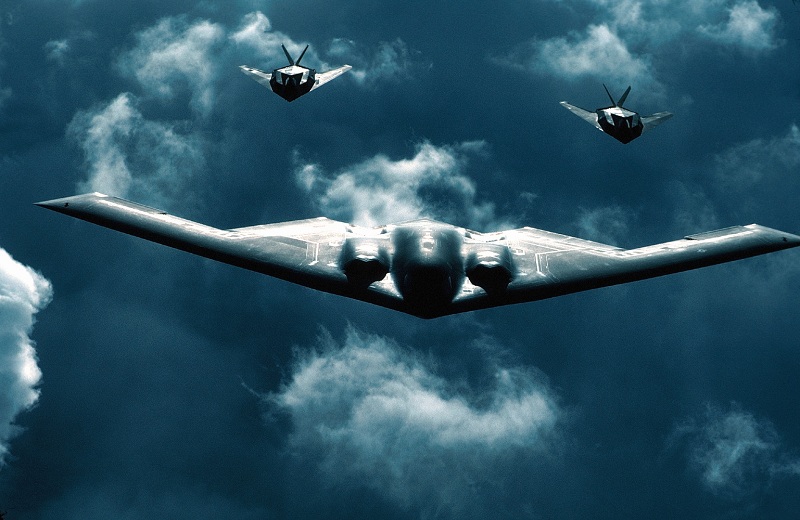 B-2 Stealth Bomber Turns 30 B-2 Stealth Bomber,B2 stealth bomber,US Air Force,bill clinton,stealth fighter,F-117 Nighthawks,B2 Bomber Turns 30,Donald Rumsfeld