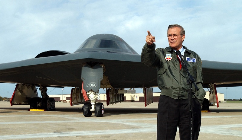 B-2 Stealth Bomber Turns 30 B-2 Stealth Bomber,B2 stealth bomber,US Air Force,bill clinton,stealth fighter,F-117 Nighthawks,B2 Bomber Turns 30,Donald Rumsfeld