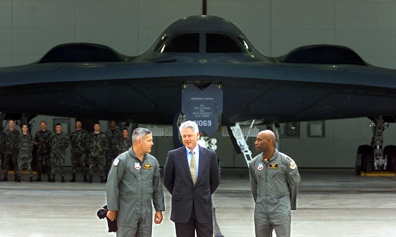 B-2 Stealth Bomber Turns 30 B-2 Stealth Bomber,B2 stealth bomber,US Air Force,bill clinton,stealth fighter,F-117 Nighthawks,B2 Bomber Turns 30,Donald Rumsfeld