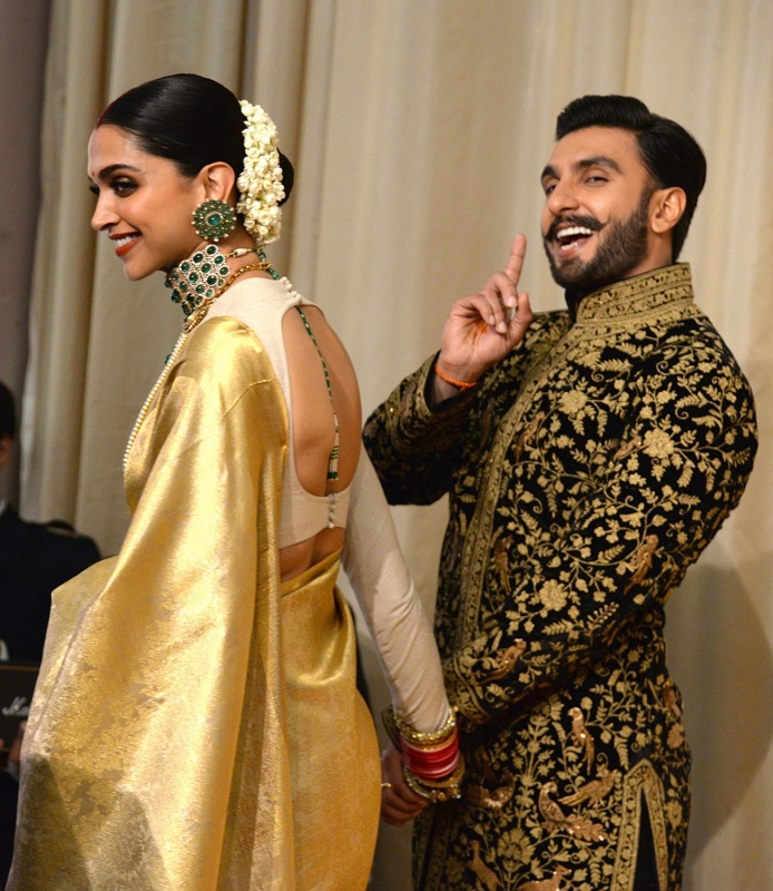 Ranveer Singh and Deepika Padukone at The Leela Deepika Padukone,DeepVeer,DeepVeer wedding reception,DeepVeer Ki Shadi,Deepika Ranveer,deepika padukone ranveer singh,Bangalore,The Leela Palace