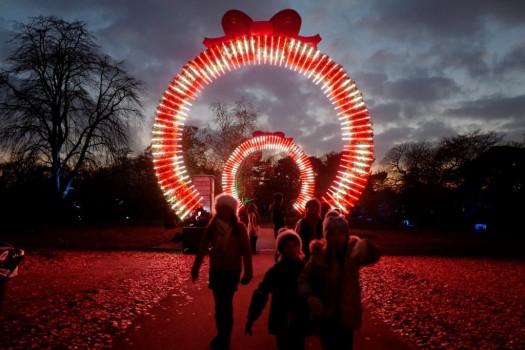 Christmas at Kew Gardens, London