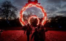 Christmas at Kew Gardens, London