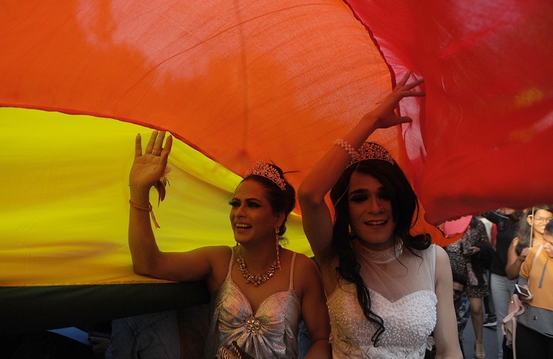 Delhi Queer Parade LGBTQ,LGBTQ community,LGBTQ Rights,LGBTQ civil rights,LGBTQ Celebrations,Delhi Queer Parade,NEw delhi,section 377,section 377 homosexuality law