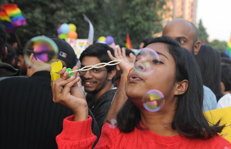 Delhi Queer Parade LGBTQ,LGBTQ community,LGBTQ Rights,LGBTQ civil rights,LGBTQ Celebrations,Delhi Queer Parade,NEw delhi,section 377,section 377 homosexuality law