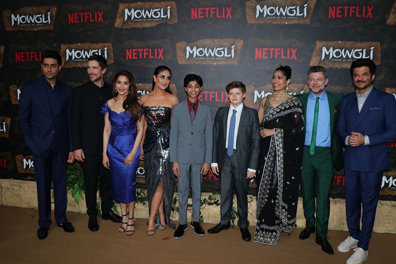 Mowgli: Legend of the Jungle Mumbai premiere Mowgli: Legend of the Jungle,mowgli,Mowgli cast,mowgli movie,Andy Serkis,Abhishek Bachchan,yrf films,Christian Bale,Kareena Kapoor Khan