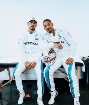 Will Smith and Lewis Hamilton Take Over The F1 Paddock