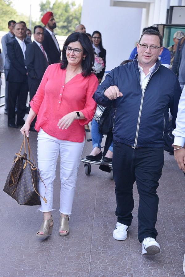Parineeti Chopra, Kevin Jonas and his parents arrive at Jodhpur for