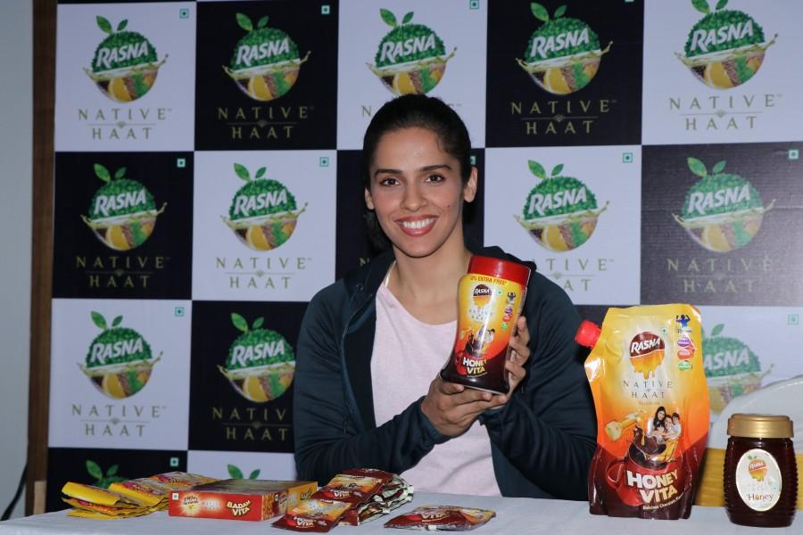 Saina Nehwal Promotes Rasna Native Haat Rasna,Rasna Native Haat,brand ambassador,Saina Nehwal,Rasna Native Honey Vita,Vita products,saina nehwal badminton,Saina Nehwal biopic