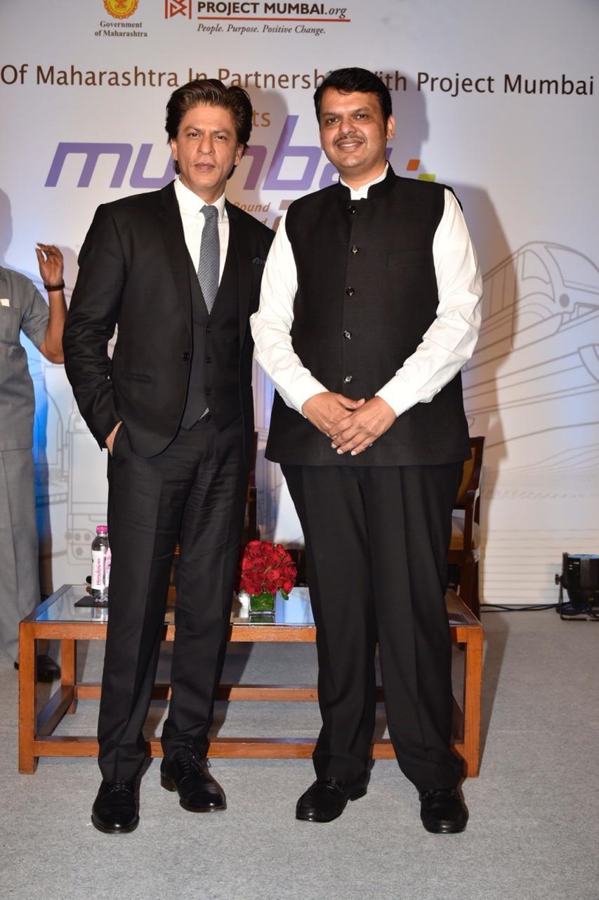 Mumbai 2.0 Conference Devendra Fadnavis,Devendra Fadnavis government,Chief Minister of Maharashtra,Shahrukh Khan,Mumabi 2.0,government of maharashtra,Mumbai,Bollywood