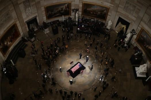 Paying Respects At The Capitol Building