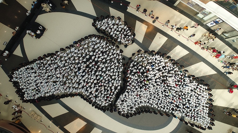 Largest Human Image of a Human Bone Apollo Hospital,Apollo Hospitals,Apollo Hospital Navi Mumbai,Guiness World Record,Guiness Book of World Records,2018 World Record,Knee Disease,Arthritis