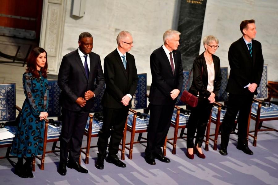 2018 Nobel Peace Prize Denis Mukwege,Nadia Murad,Nobel Prize,Nobel peace Prize,nobel,Nobel laureate,Nobel Prize Winner,Nobel laureate nadia murad