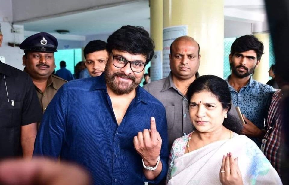Stars Voting For Telangana Elections Allu arjun,chiranjeevi,Jr NTR,Mahesh Babu,Nagarjuna,telangana elections 2019,elections,telugu film industry,tollywood