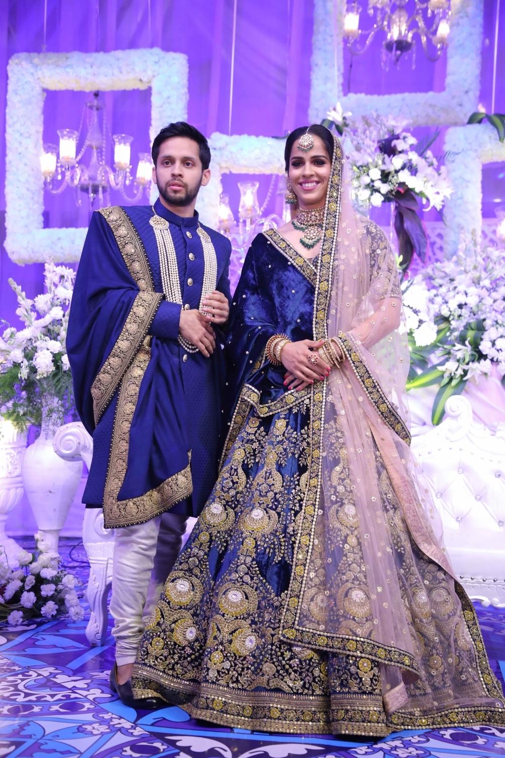 Saina Nehwal - Parupalli Kashyap wedding Saina Nehwal,saina nehwal wedding photos,Parupalli Kashyap,Parupalli Kashyap wedding,Hyderabad,nagarjuna akkineni,nagarjuna,Nagarjuna wife Amala,K.Kavitha,saina nehwal badminton