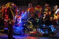 Bikers & Santa Claus For Christmas